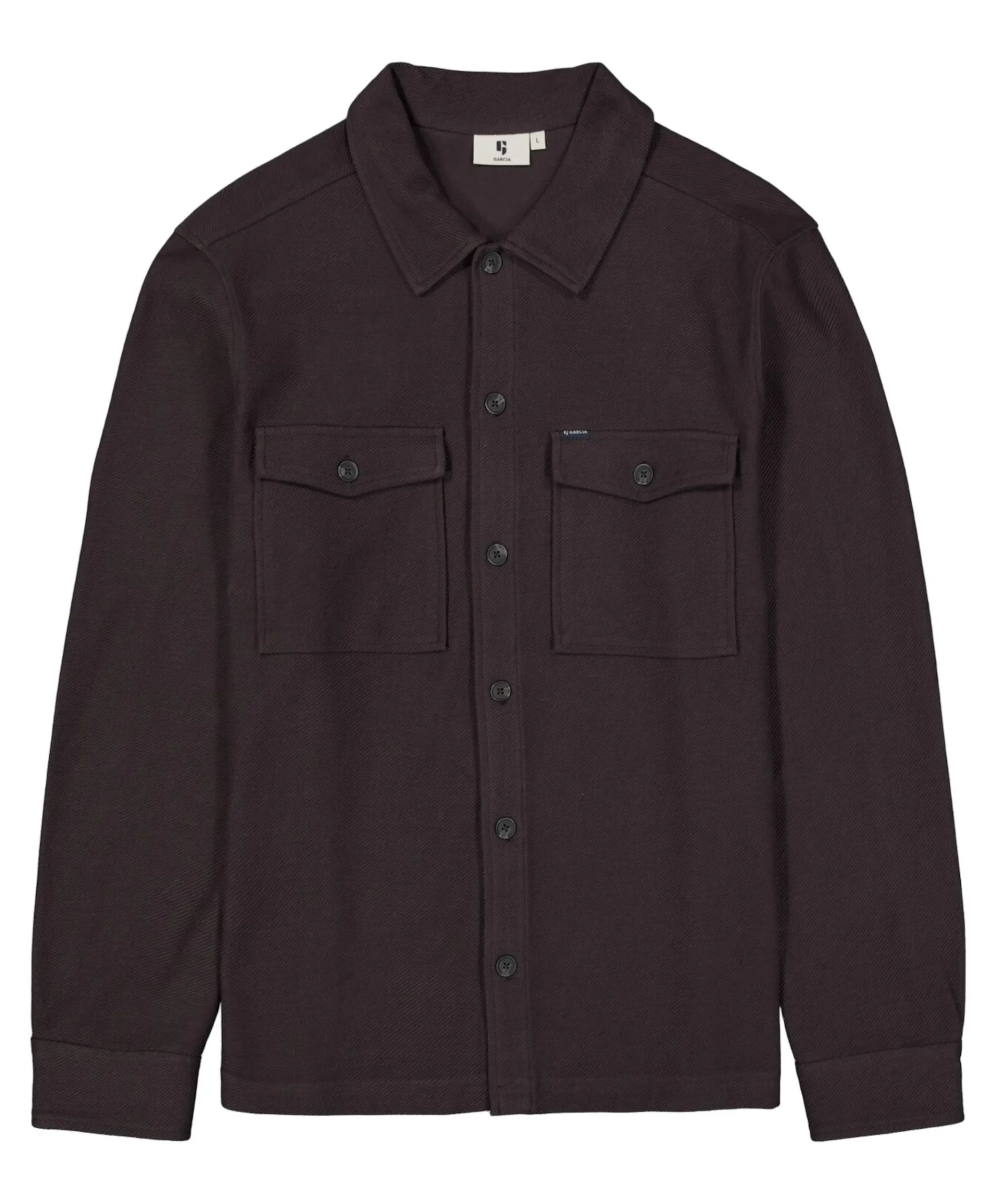 Heren overshirt bruin