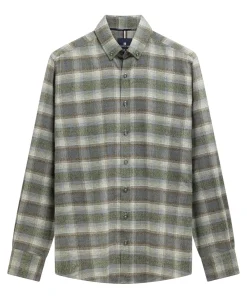 Heren overshirt bruin