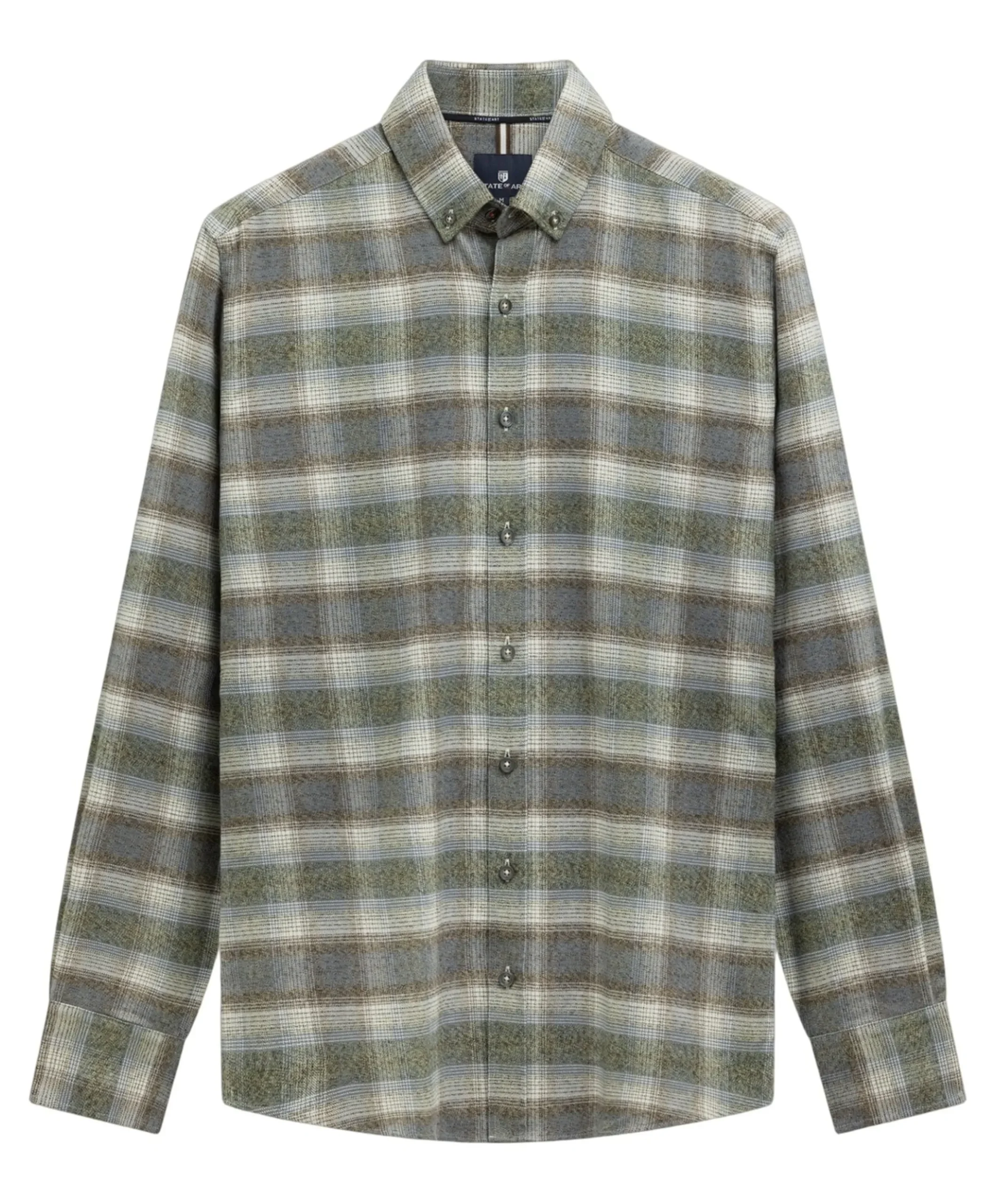 Heren overshirt bruin