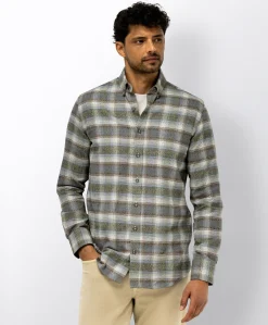 Heren overshirt bruin