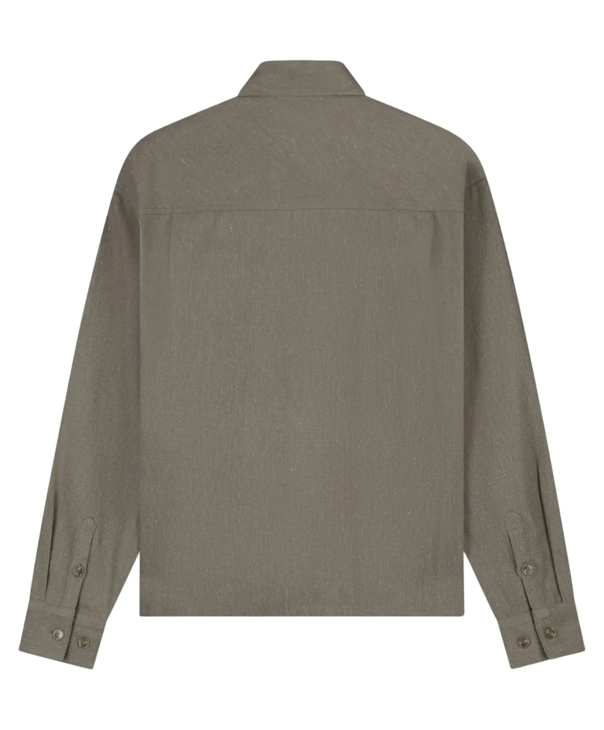 Heren overshirt bruin
