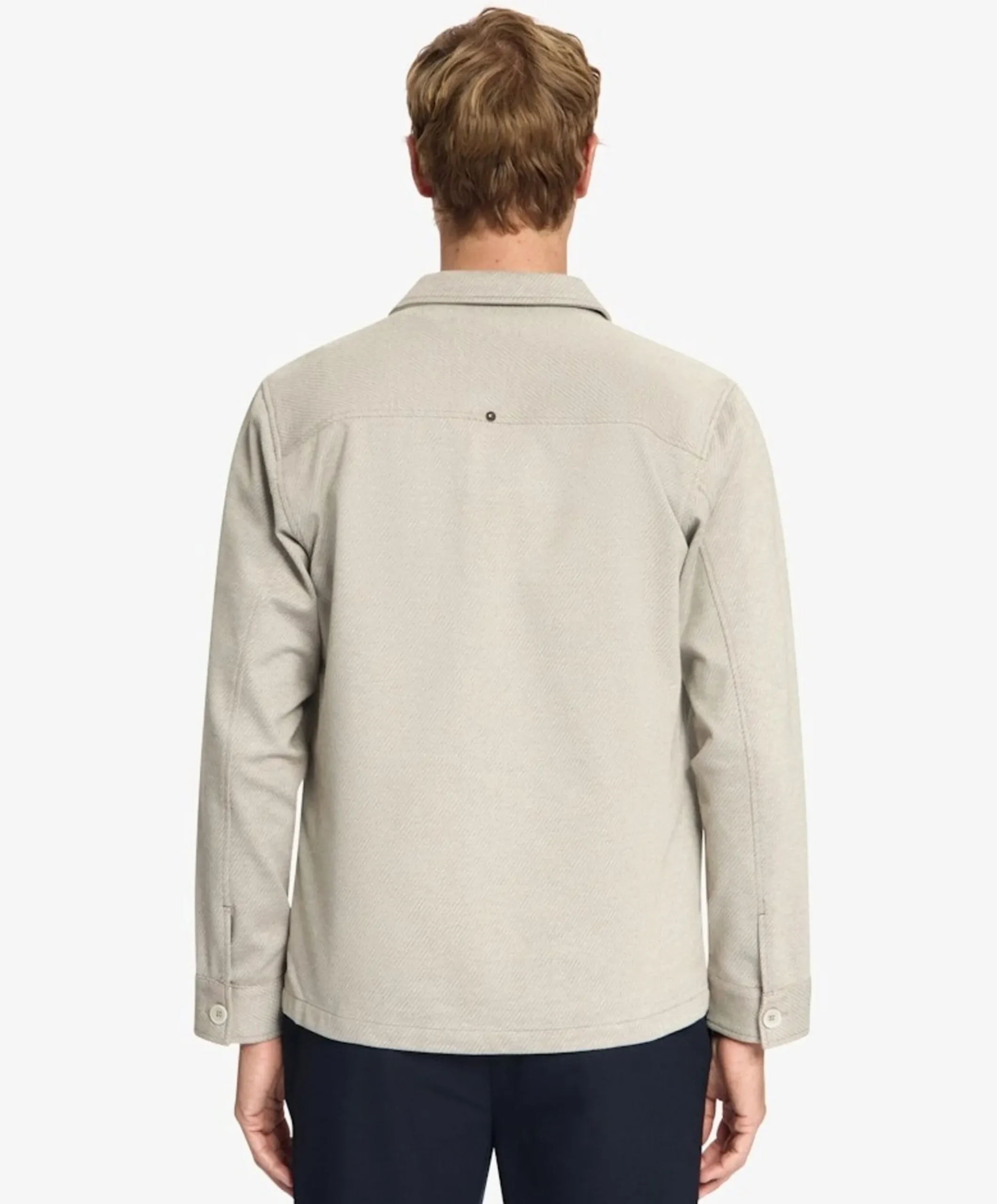 Heren overshirt bruin