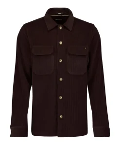 Heren overshirt bruin