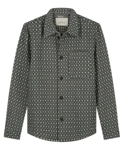 Heren overshirt bruin