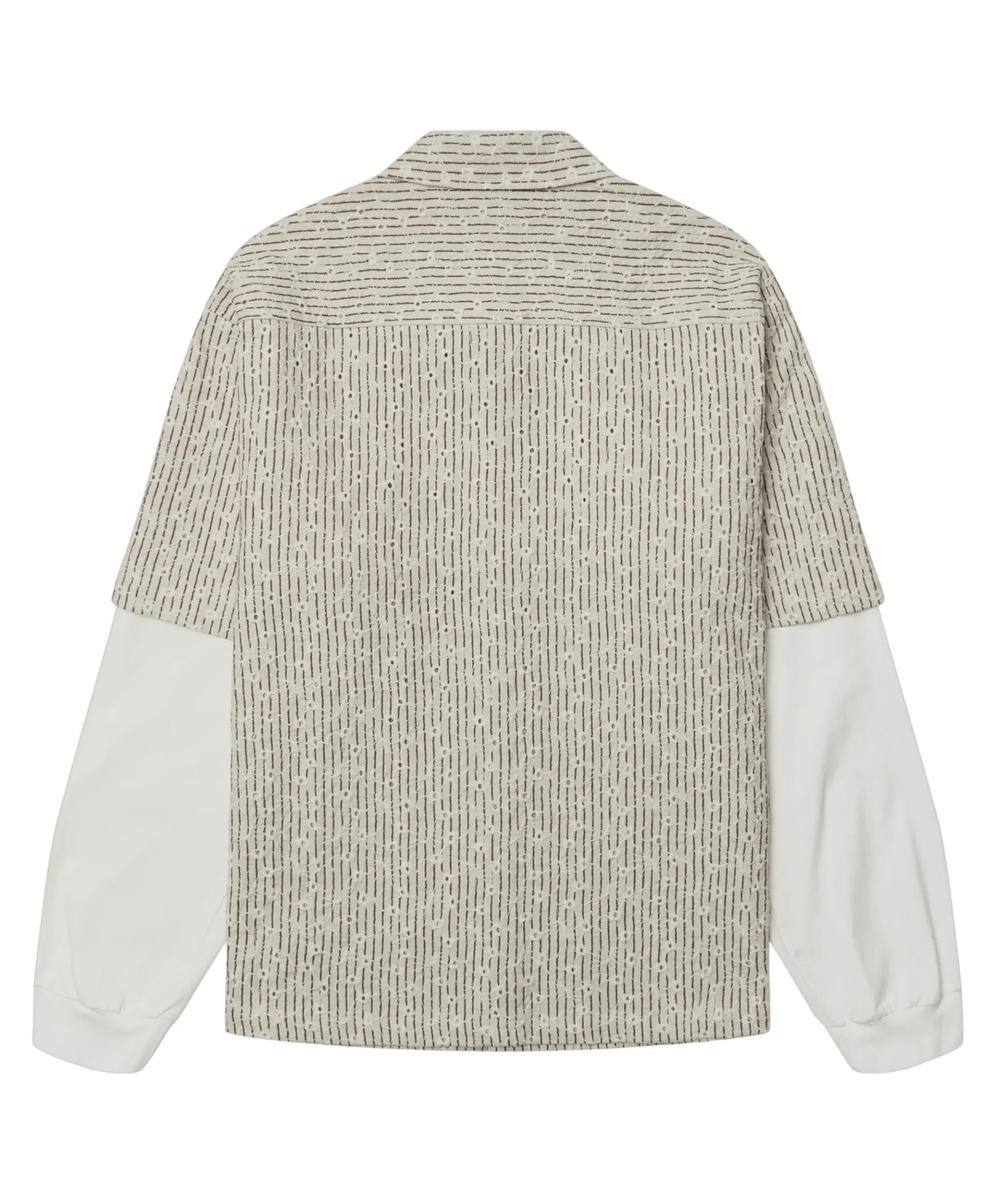 Heren overshirt ecru