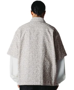 Heren overshirt ecru