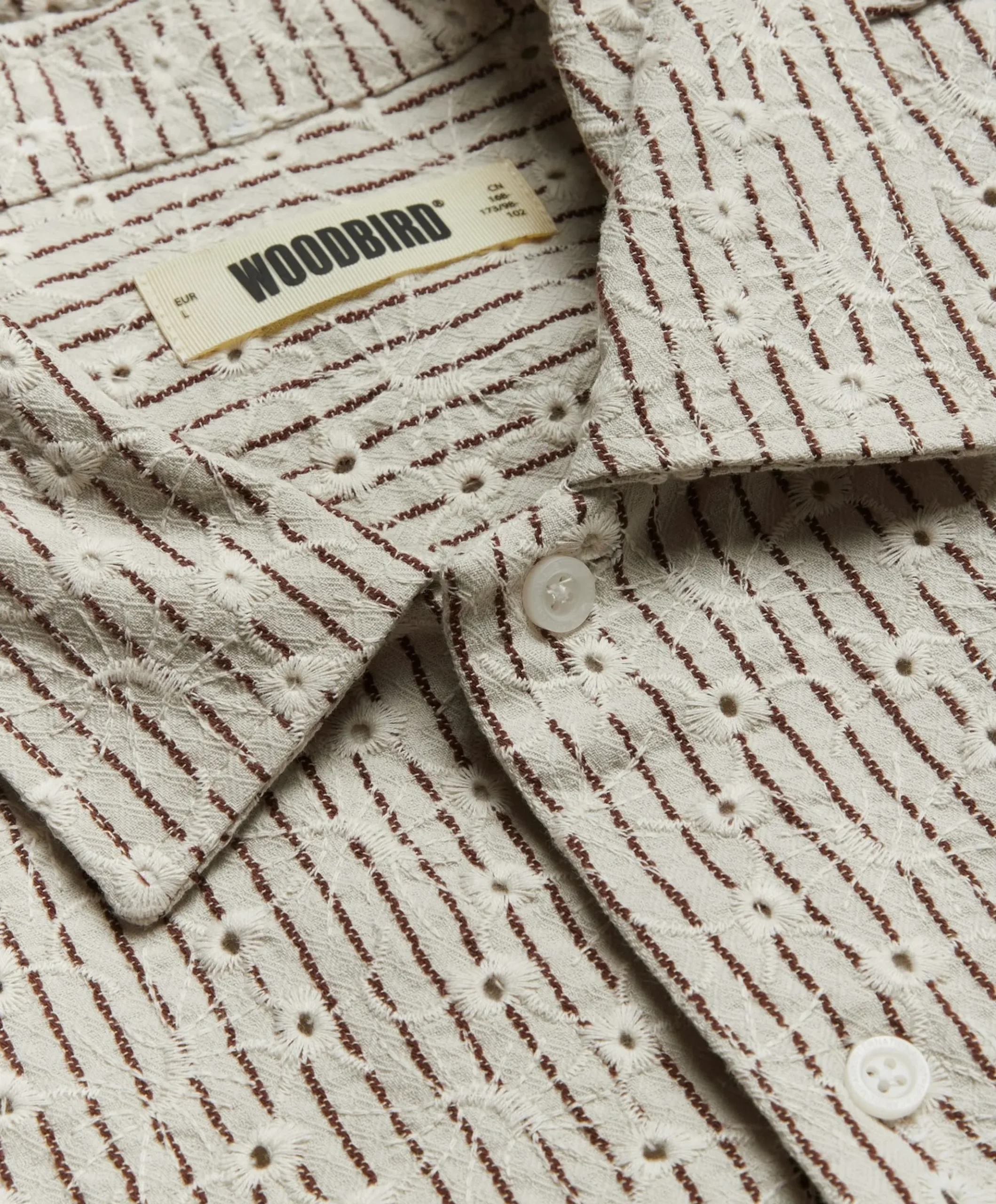 Heren overshirt ecru