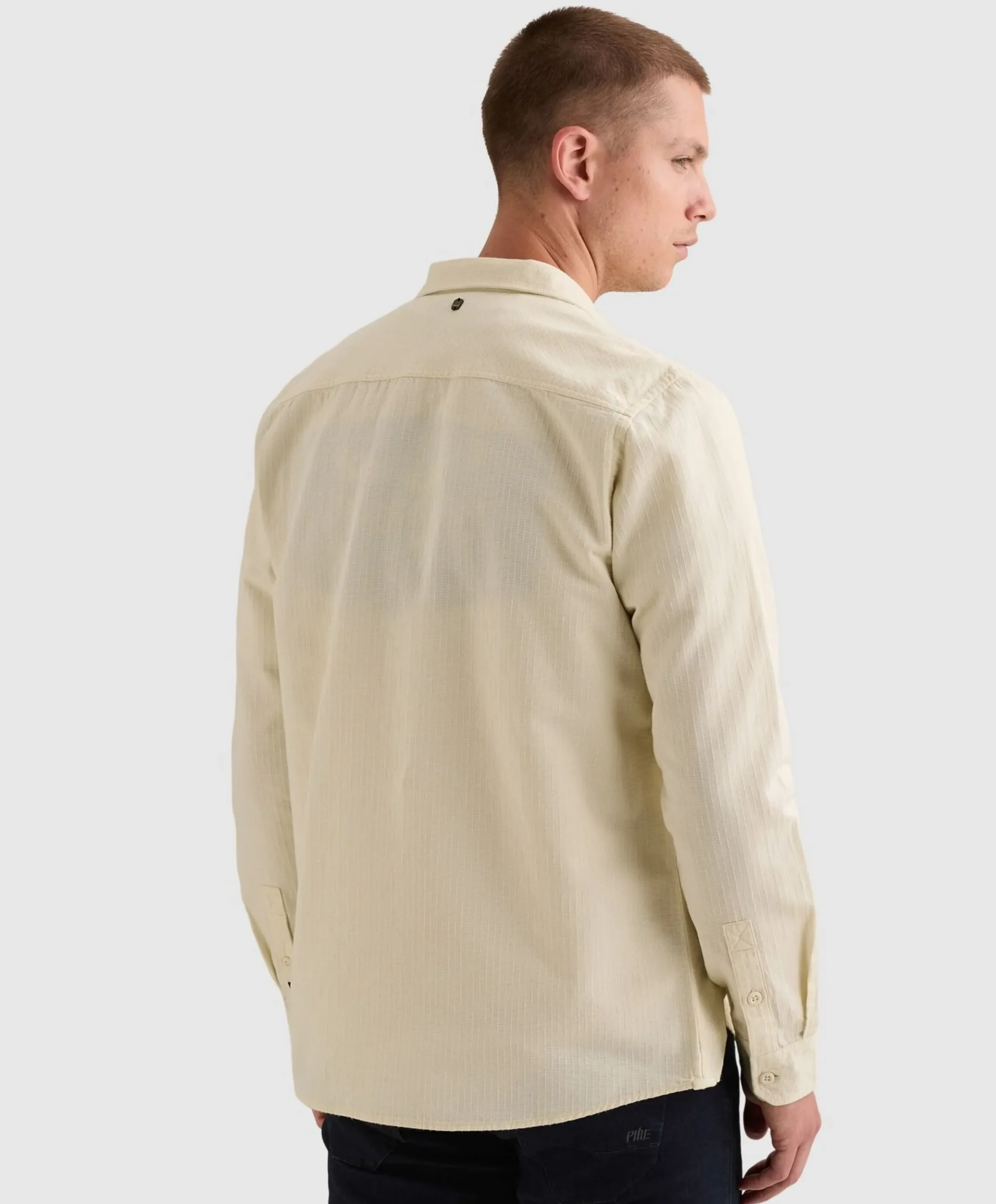 Heren overshirt ecru