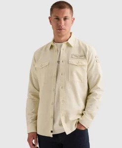 Heren overshirt ecru
