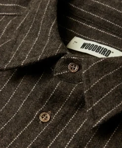 Heren overshirt grijs