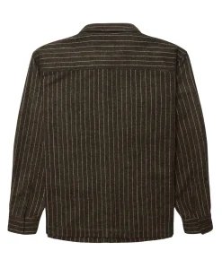 Heren overshirt grijs
