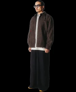 Heren overshirt grijs