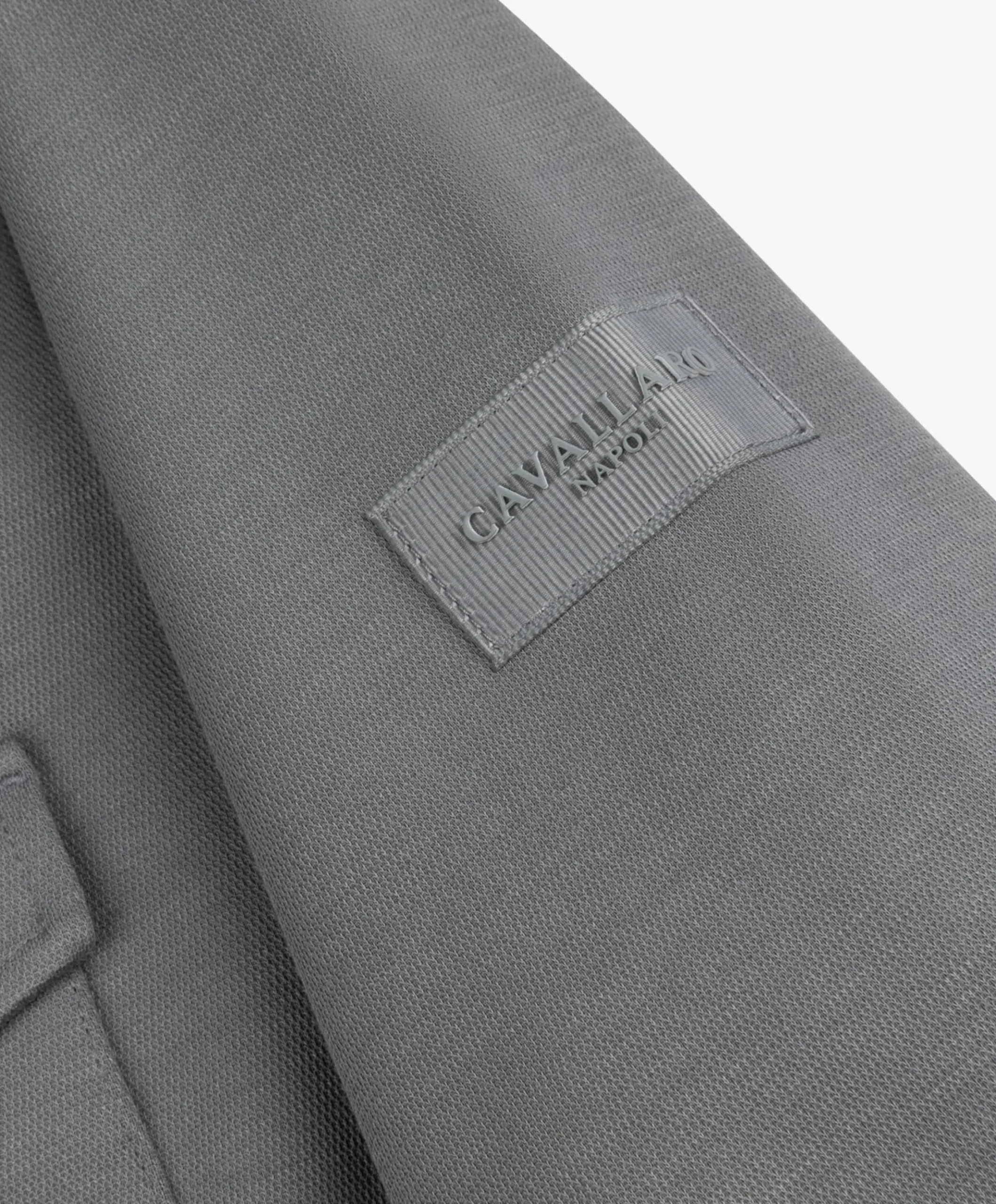 Heren overshirt grijs