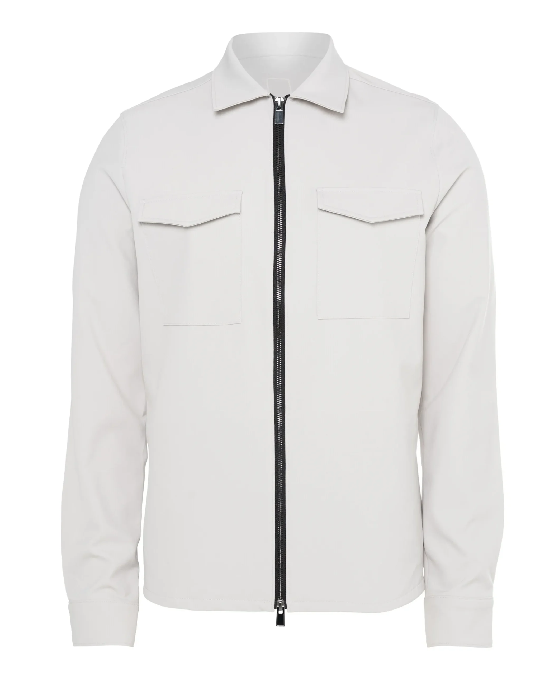 Heren overshirt grijs