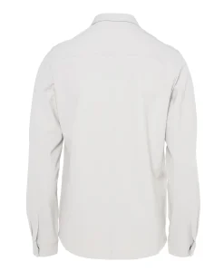 Heren overshirt grijs