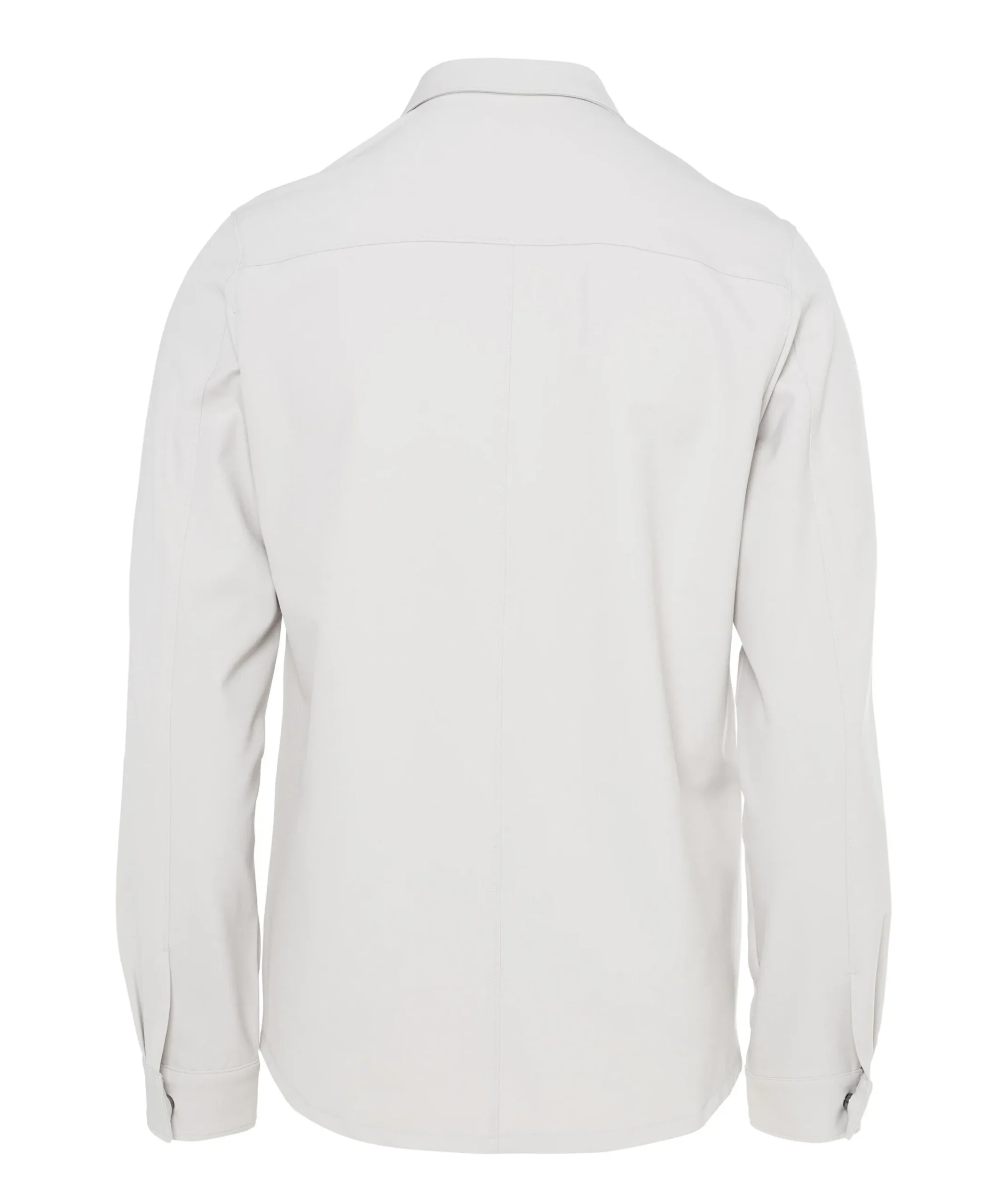 Heren overshirt grijs
