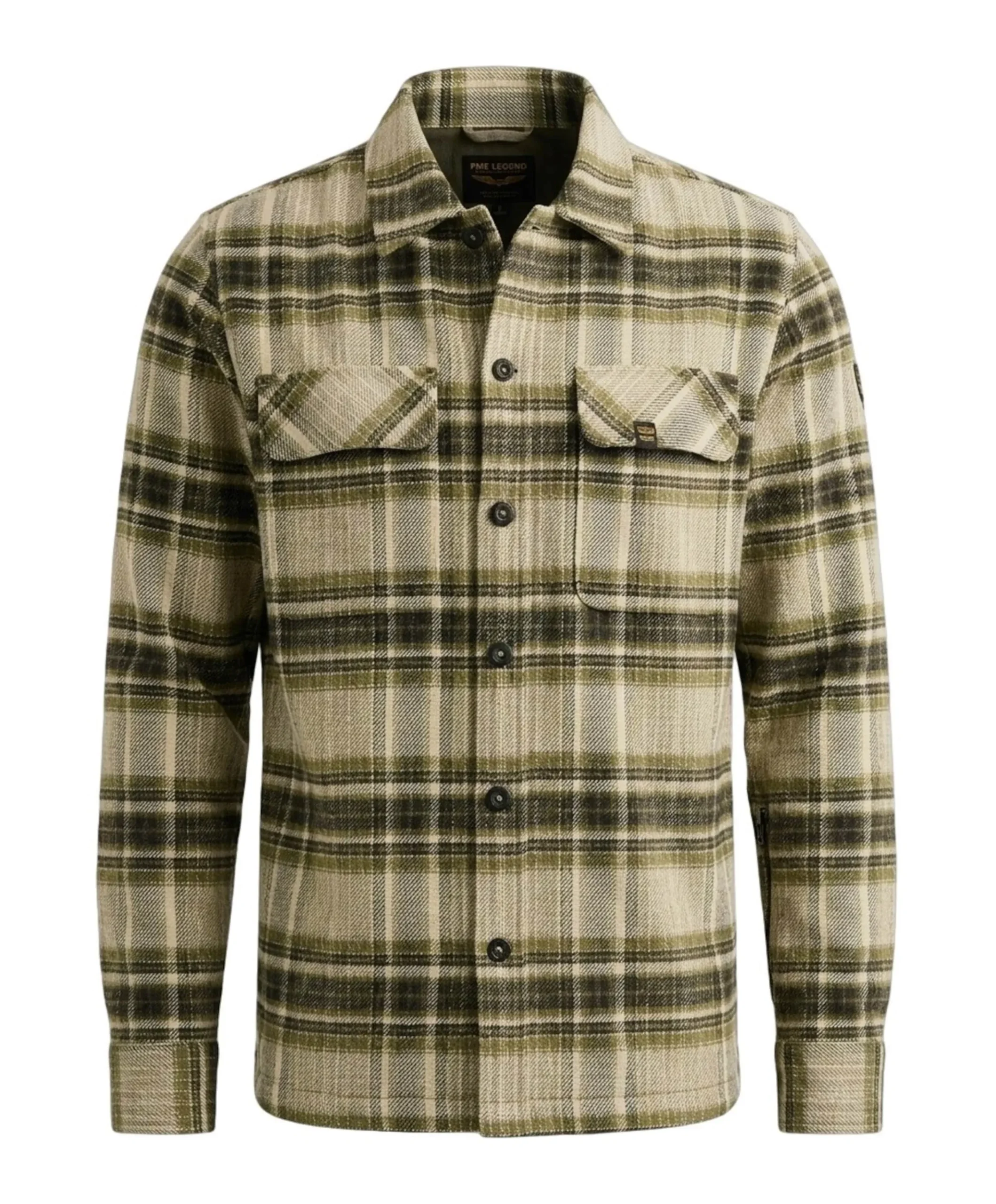 Heren overshirt groen