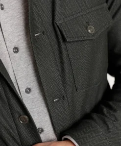 Heren overshirt groen