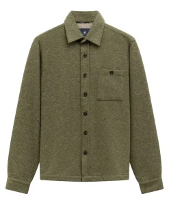 Heren overshirt groen