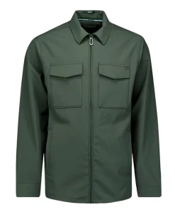Heren overshirt groen