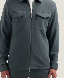 Heren overshirt groen