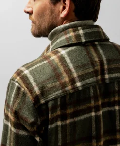 Heren overshirt groen