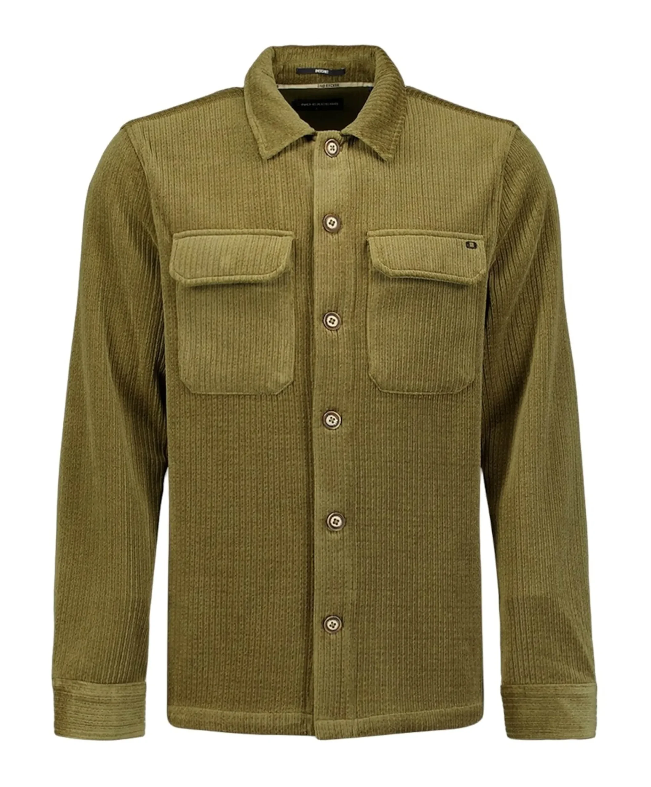 Heren overshirt groen