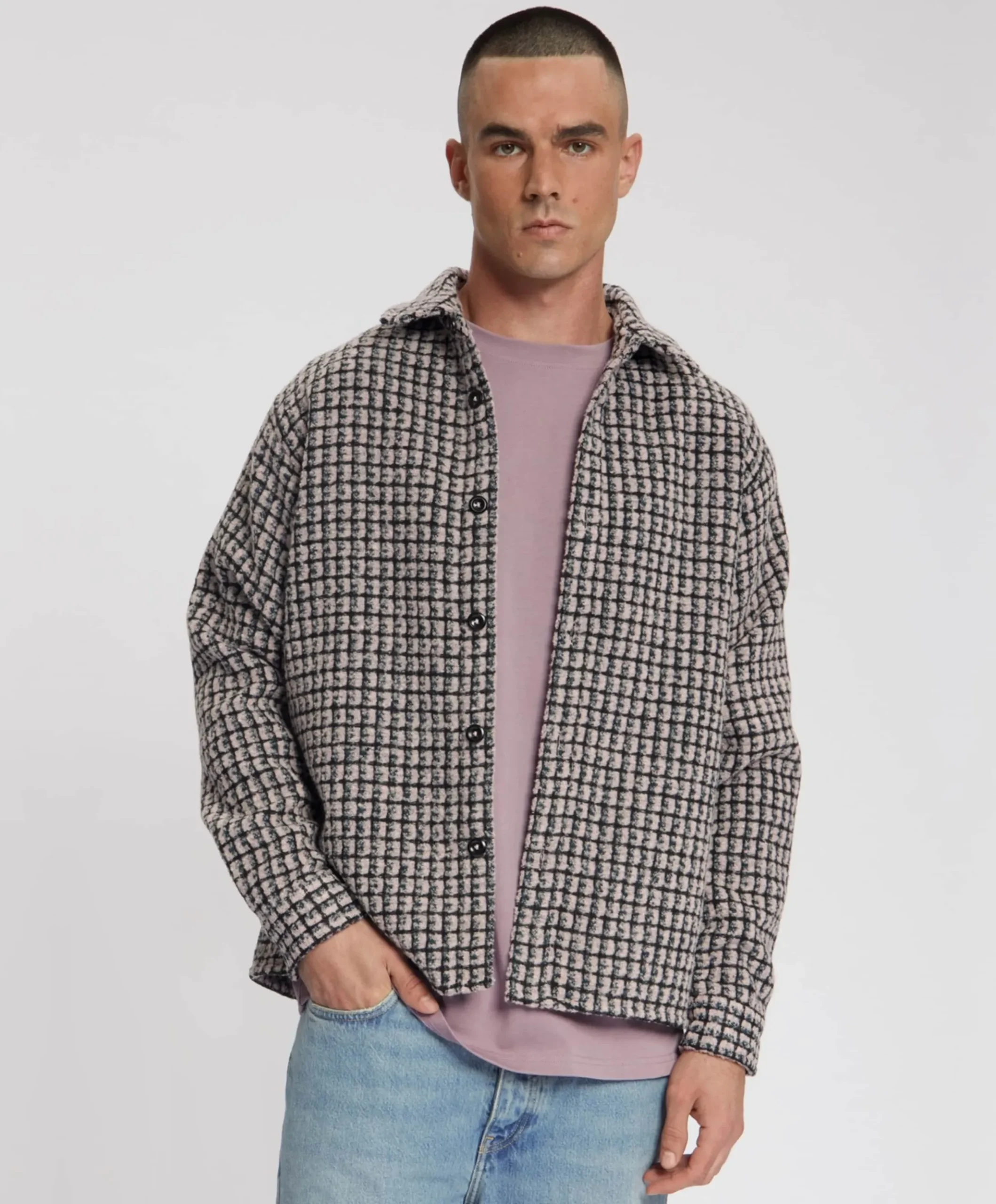 Heren overshirt rood