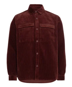 Heren overshirt rood