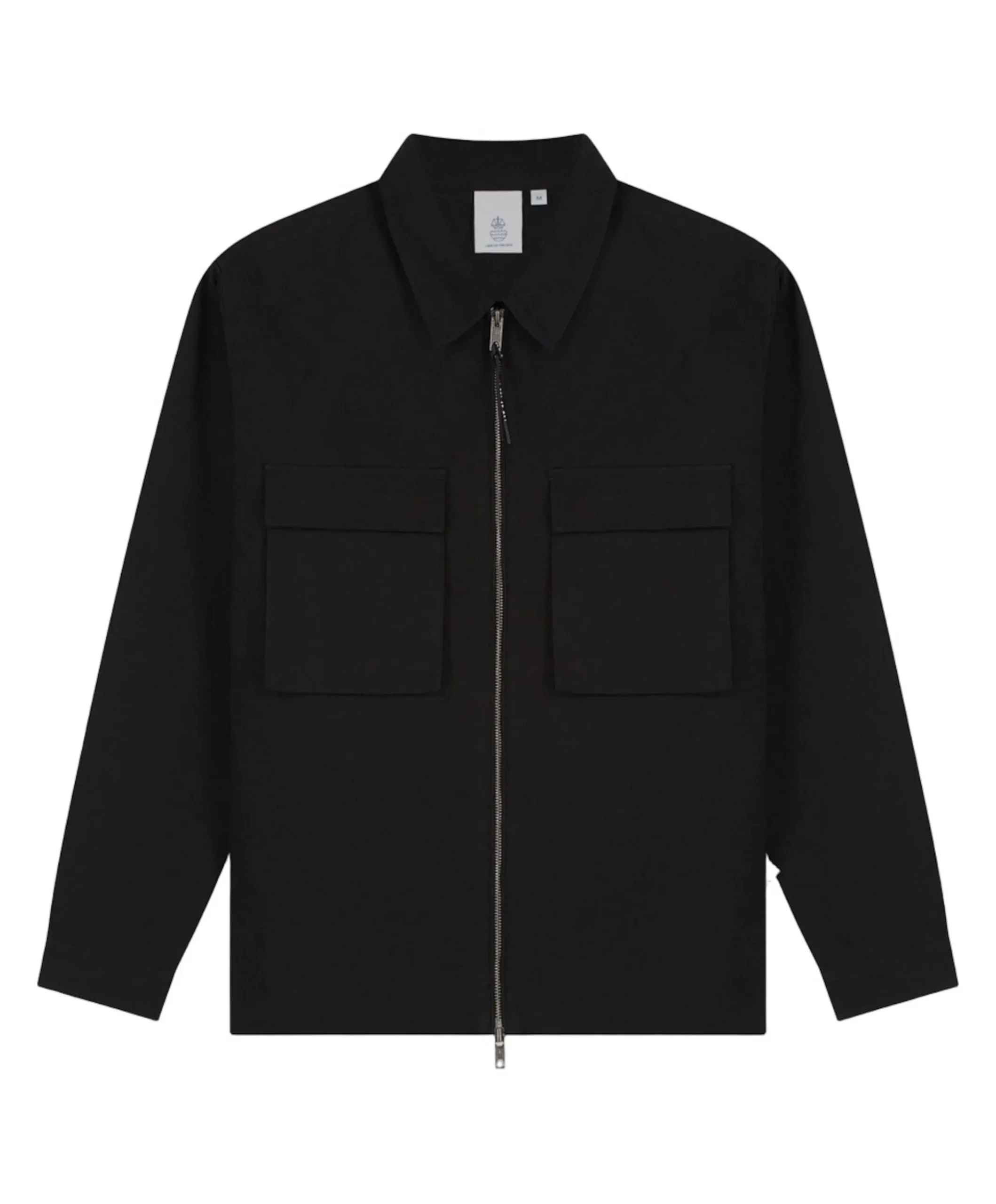 Heren overshirt zwart