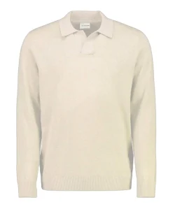 Heren polo beige