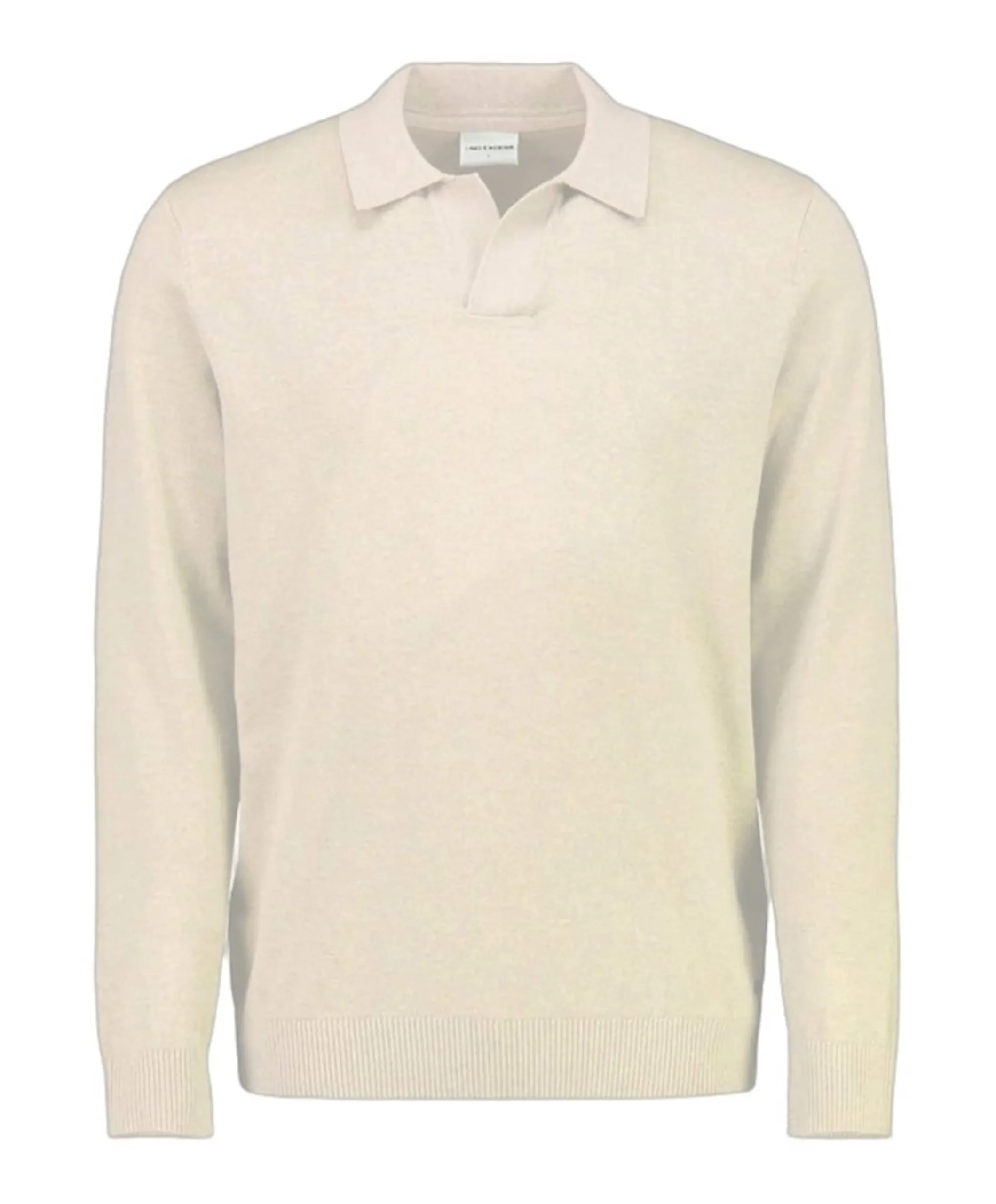 Heren polo beige