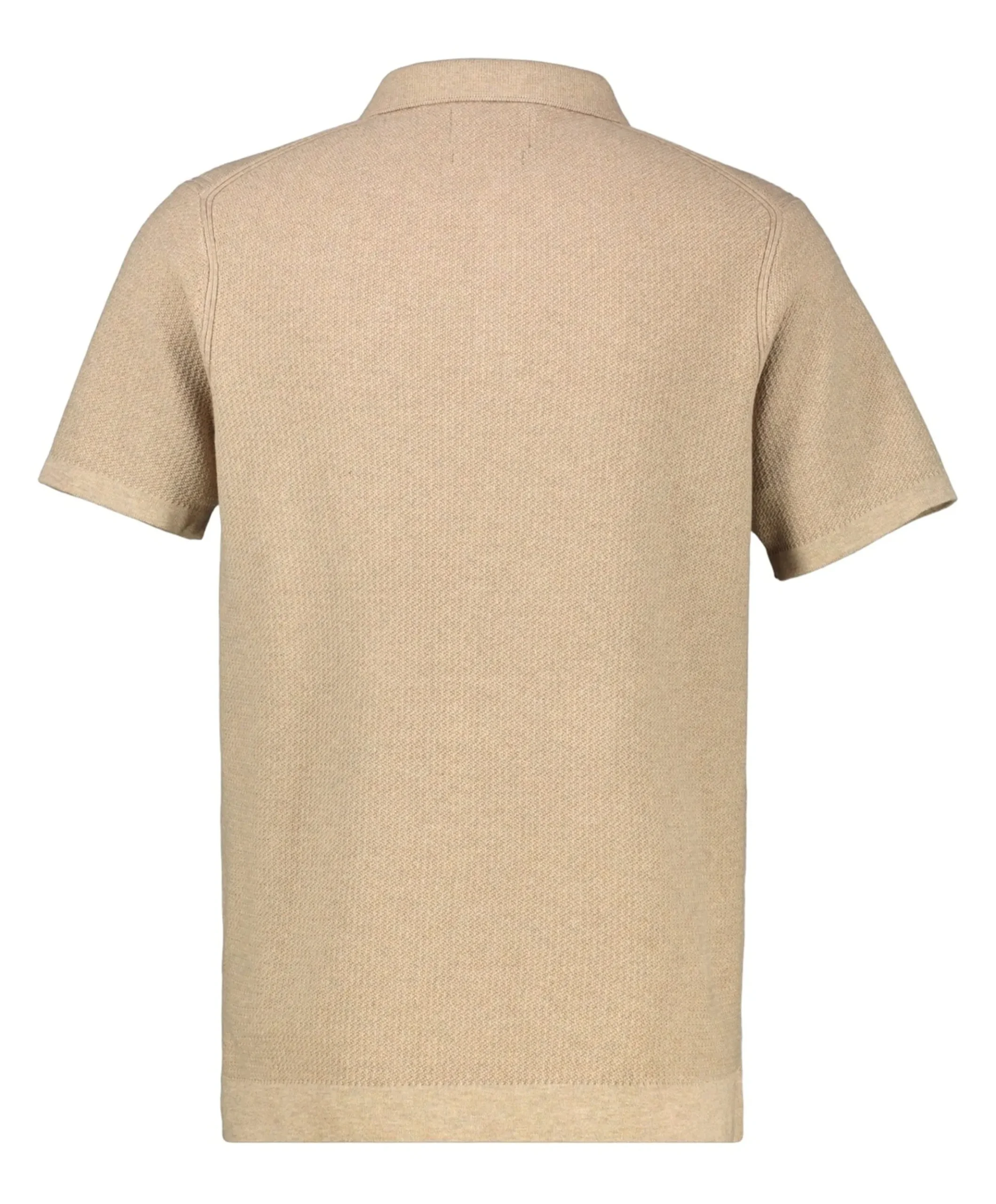 Heren polo beige