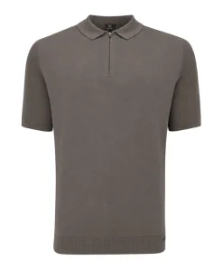 Heren polo beige
