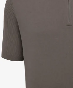 Heren polo beige