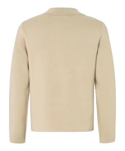 Heren polo beige