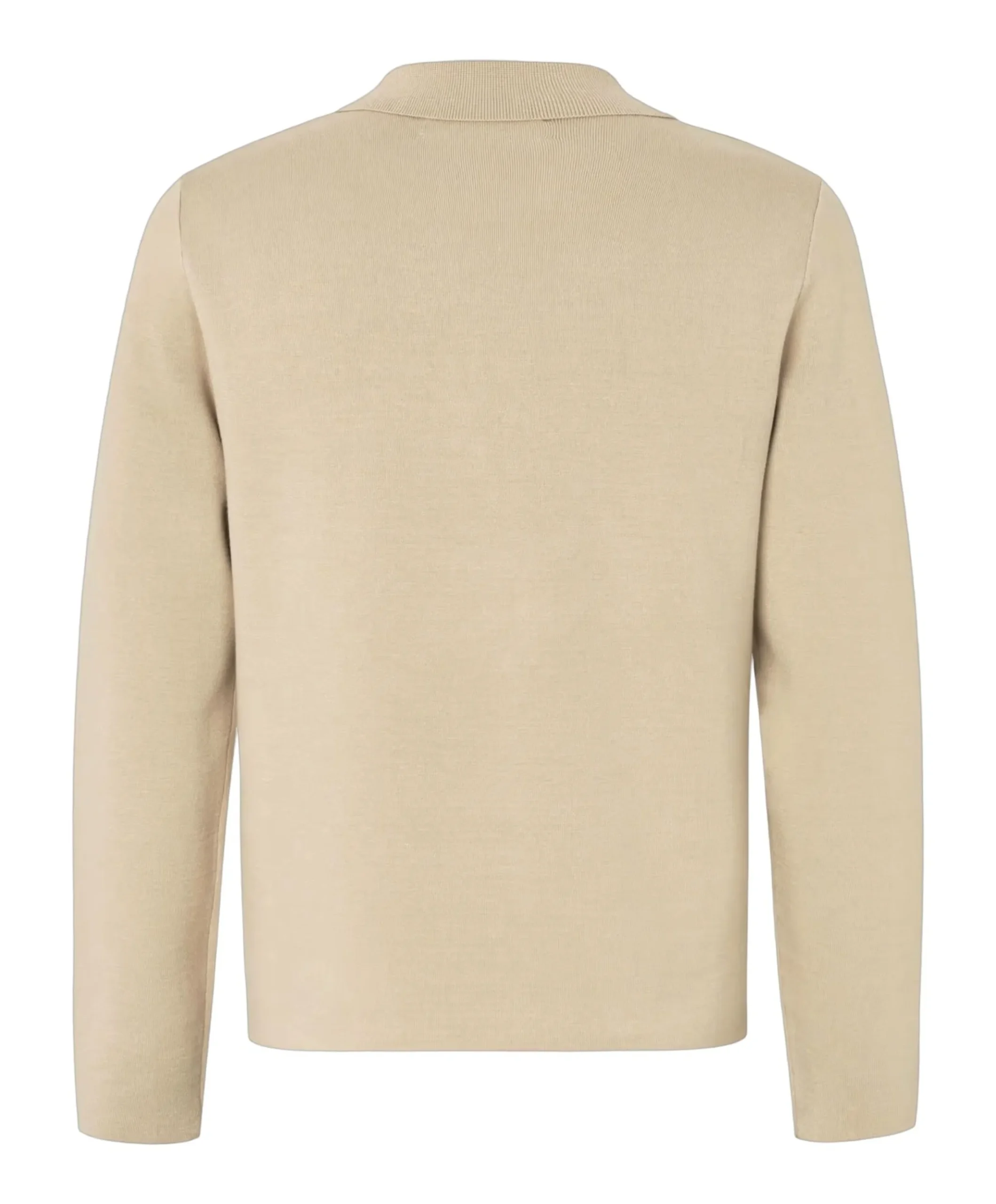 Heren polo beige