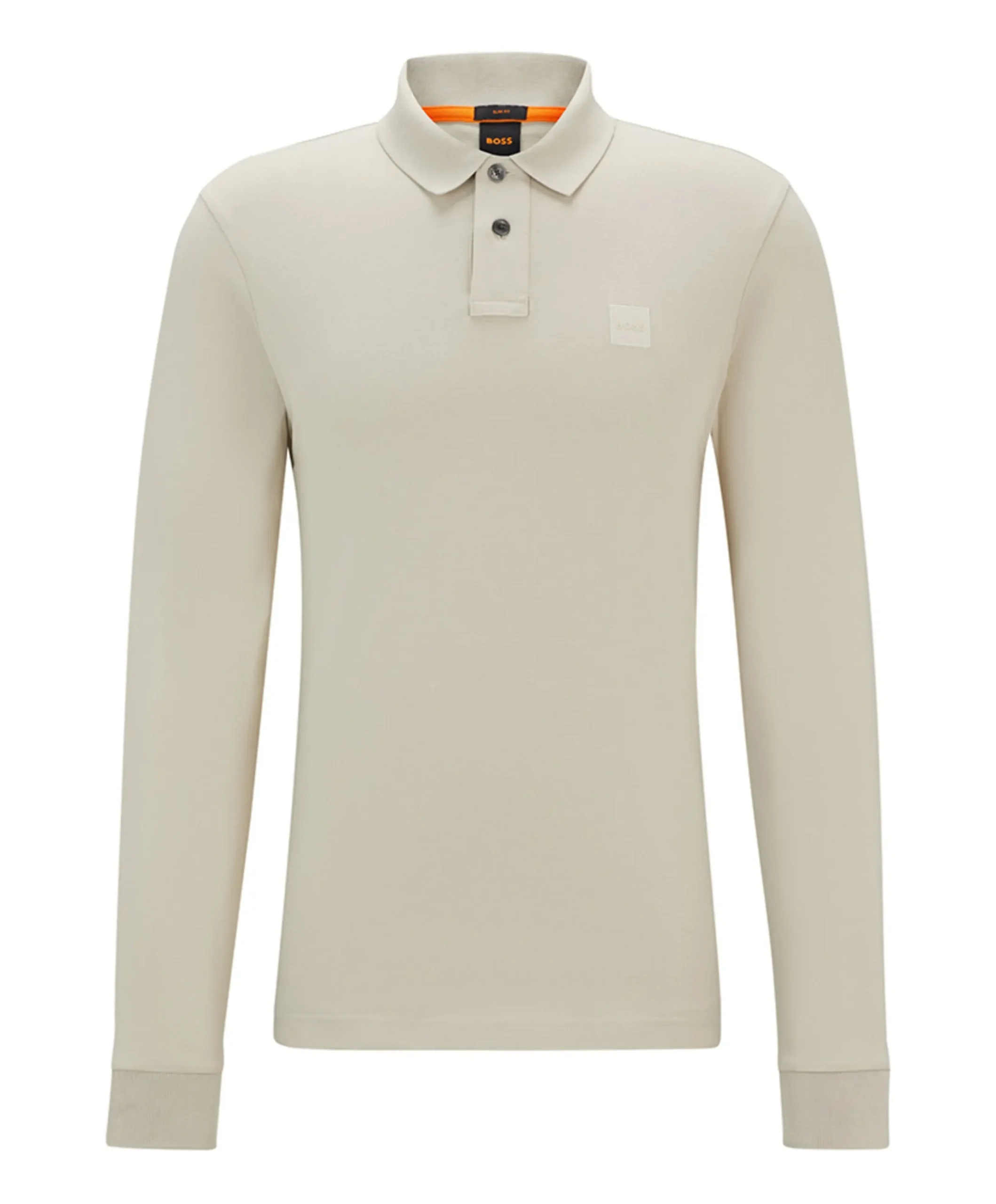 Heren polo beige
