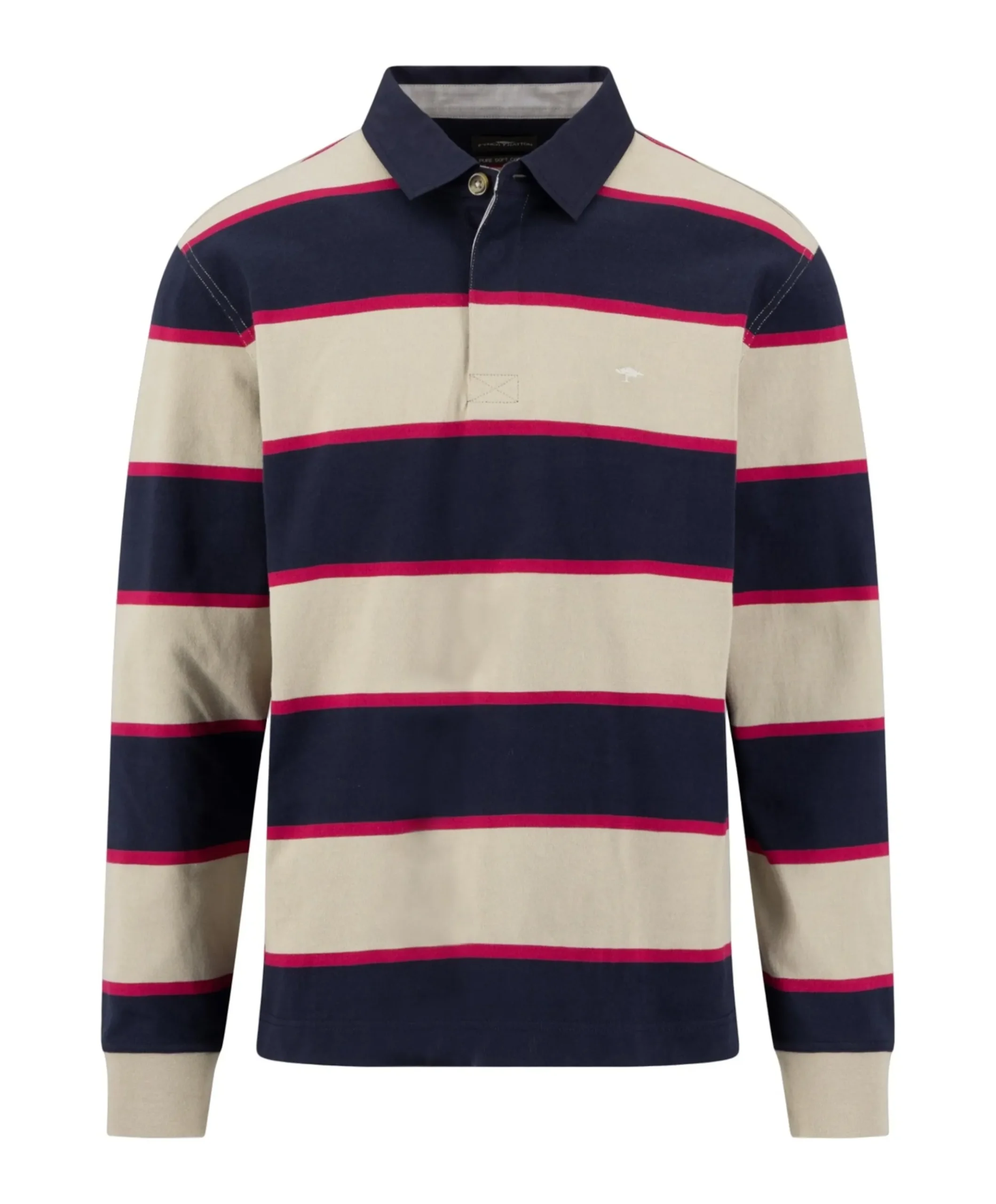 Heren polo beige