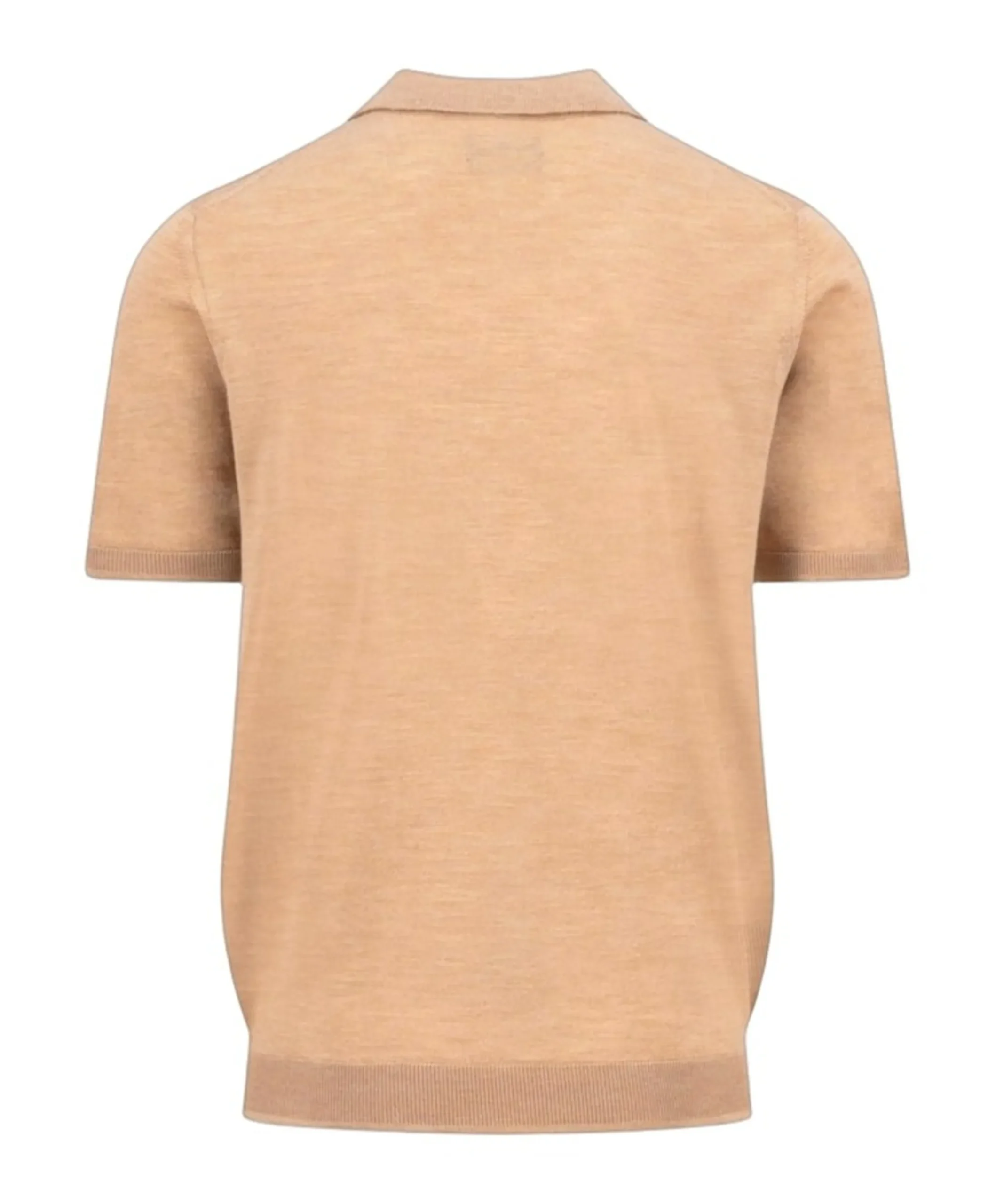 Heren polo beige