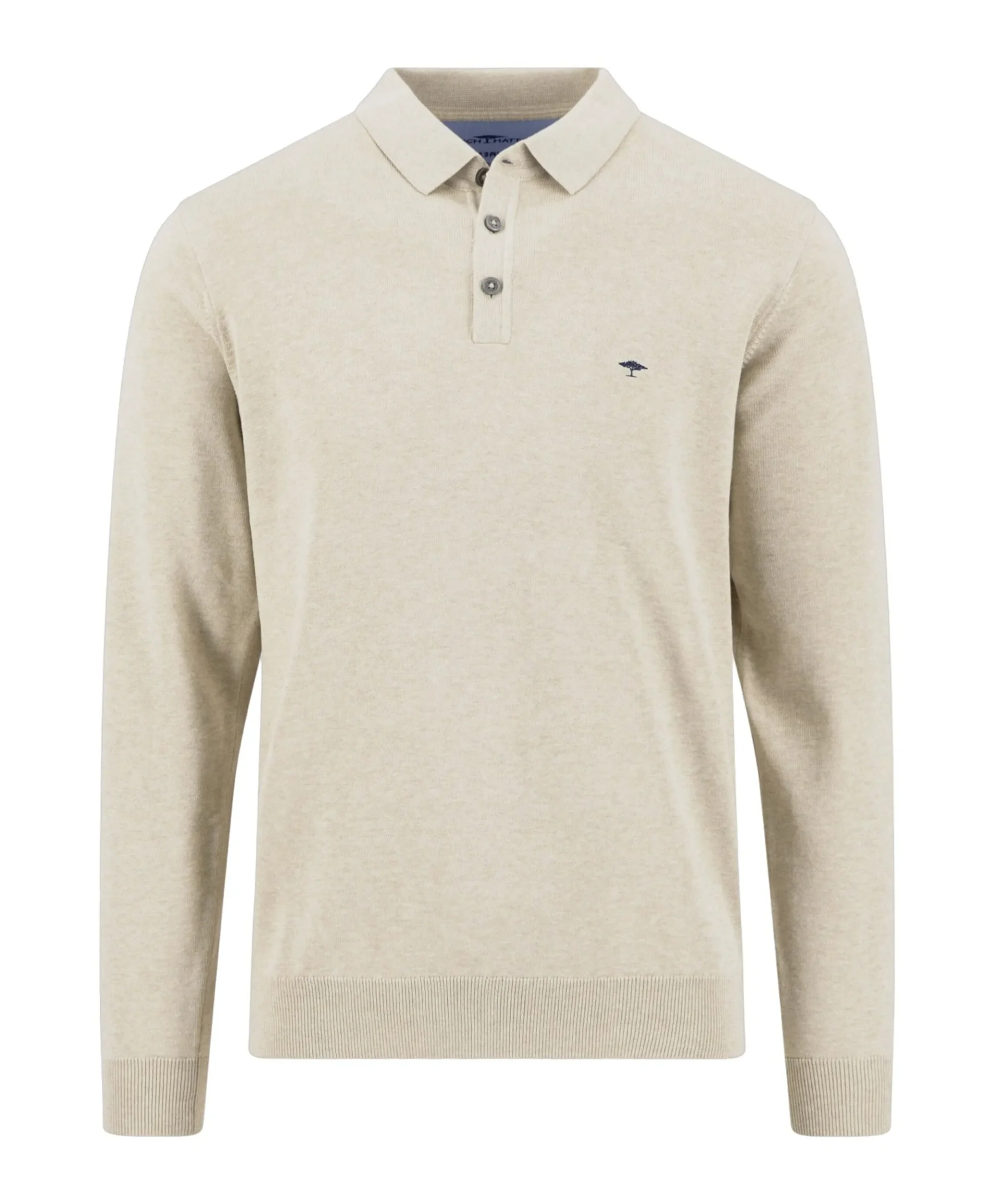 Heren polo beige