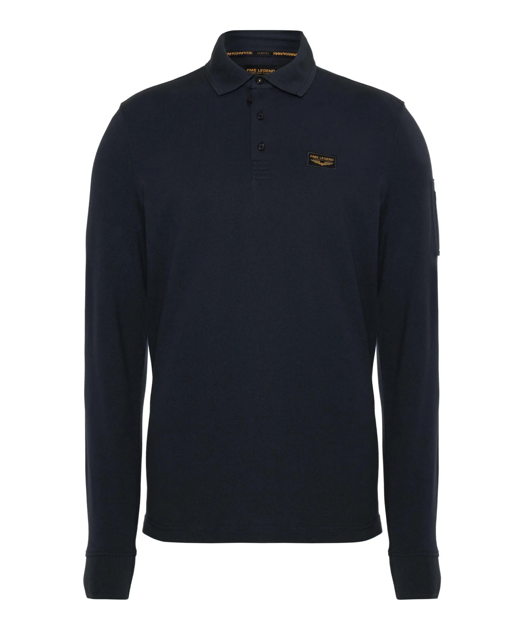 Heren polo blauw