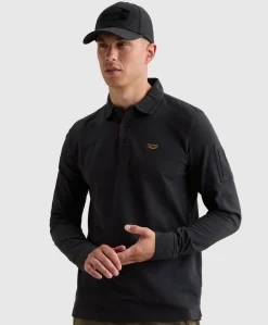 Heren polo blauw