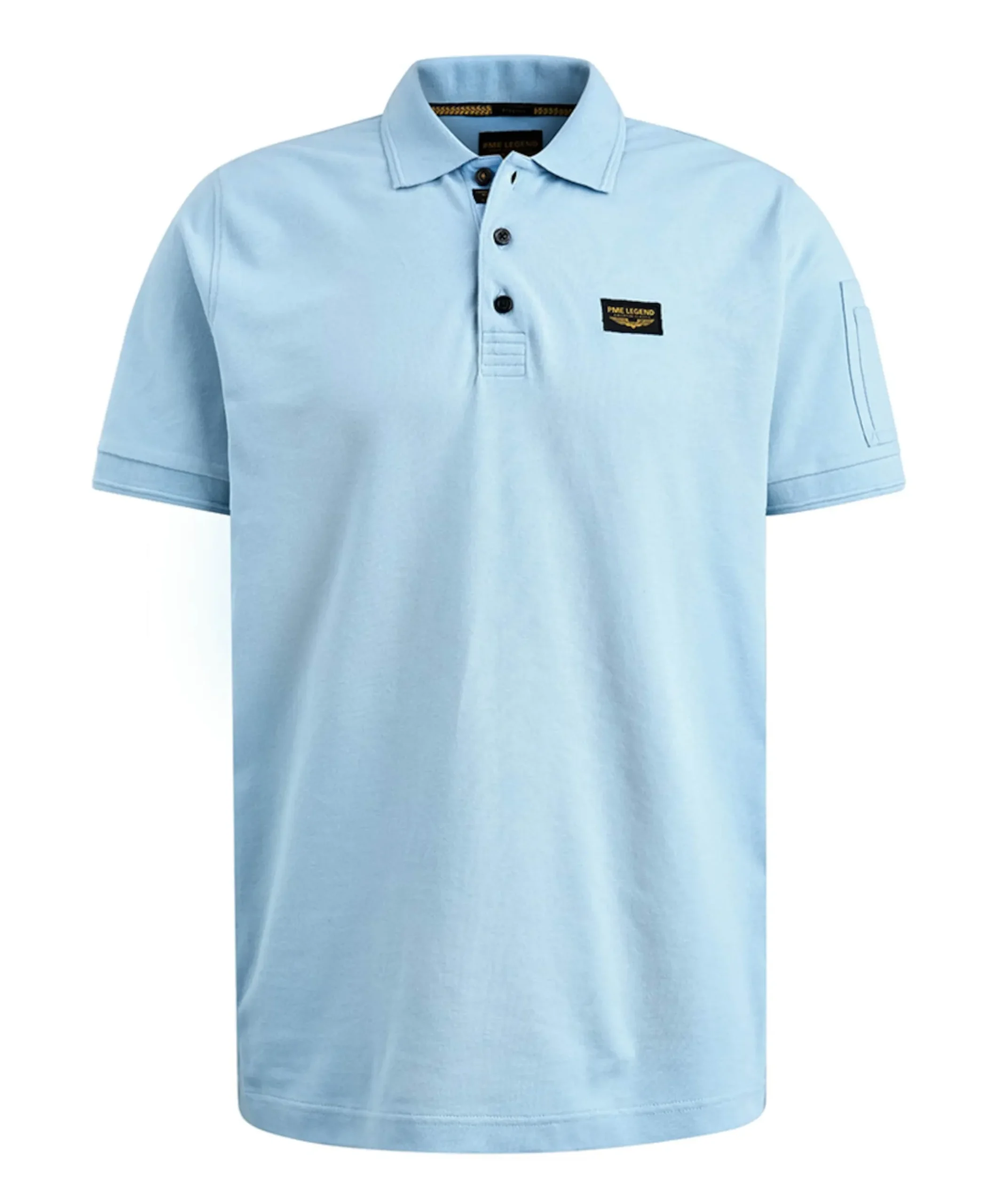 Heren polo blauw