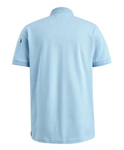 Heren polo blauw