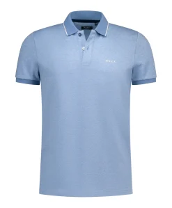 Heren polo blauw