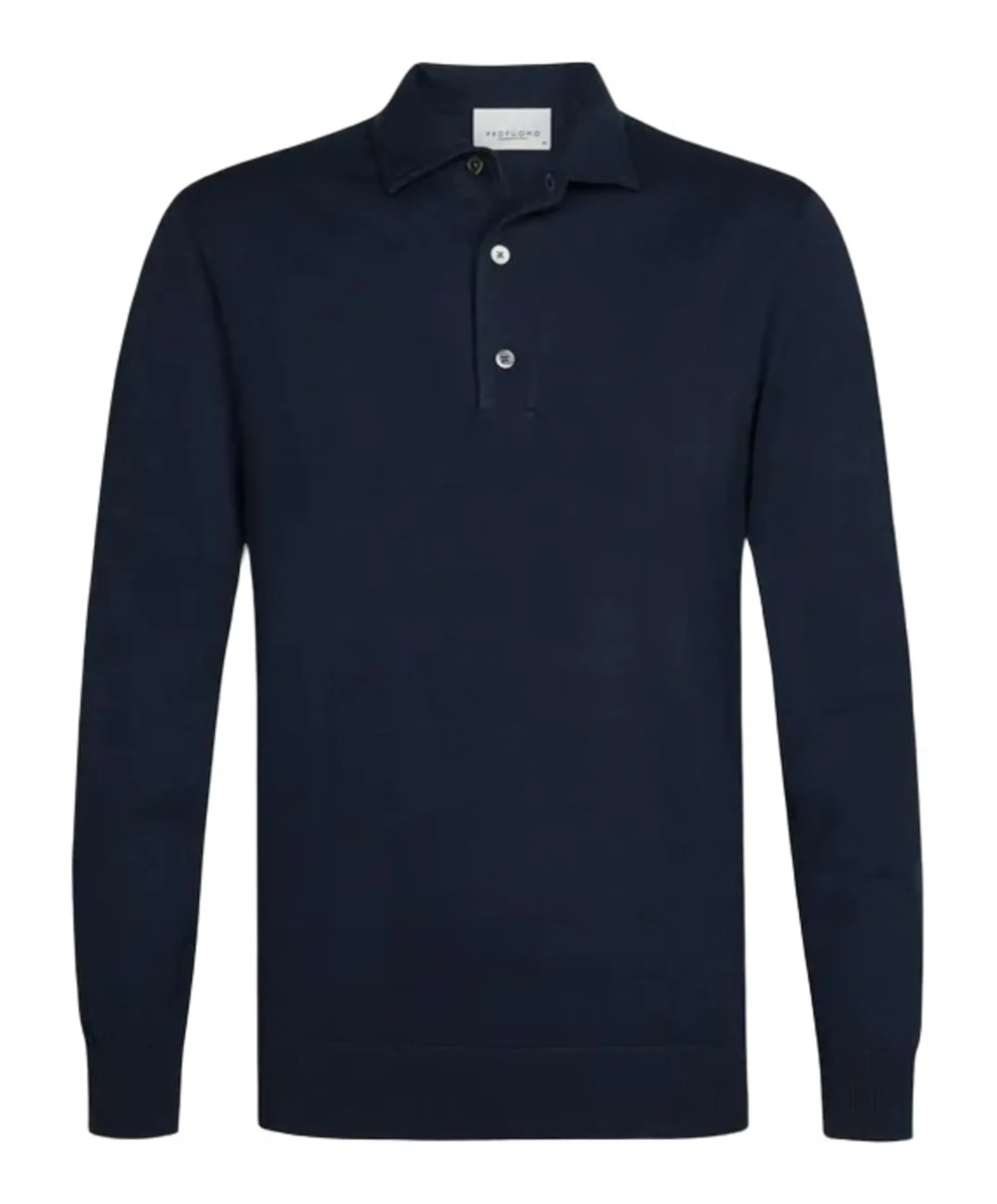 Heren polo blauw
