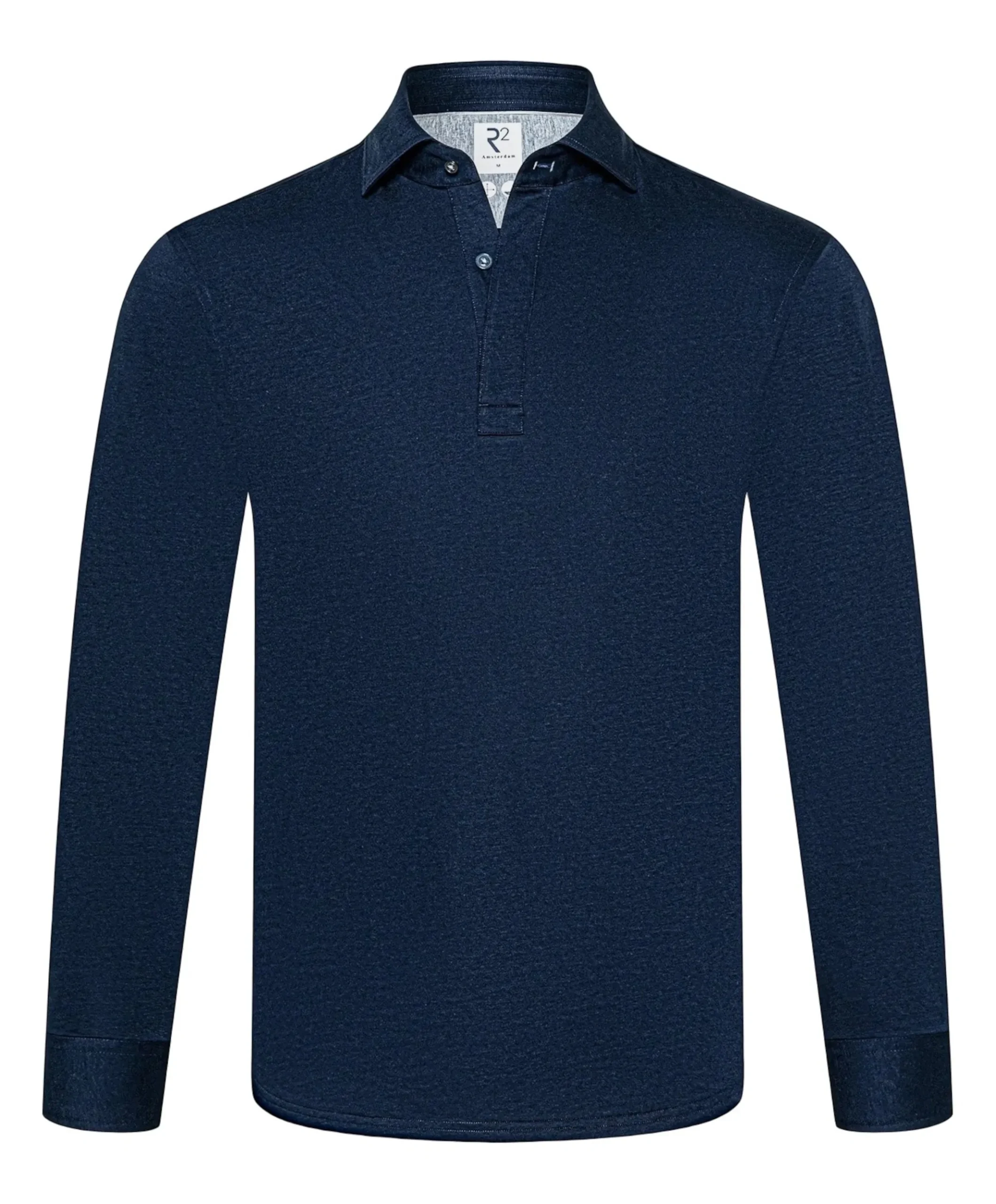 Heren polo blauw