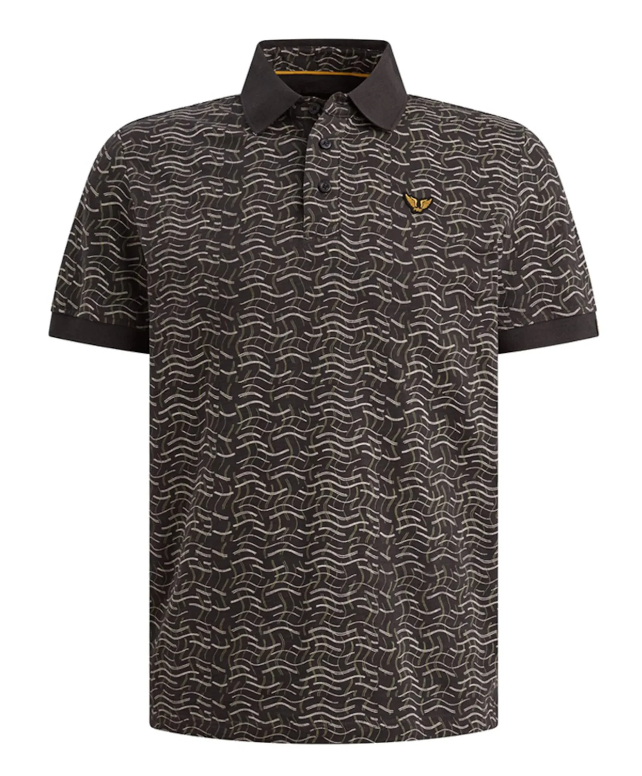 Heren polo blauw