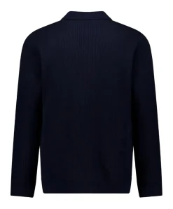 Heren polo blauw